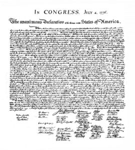 Declaration of Independence with Providence Forum