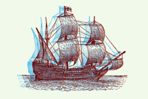 Illustration of Mayflower